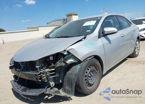 2017 Toyota Corolla Le z USA, uszkodzony, nr VIN 2T1BURHEXHC888369